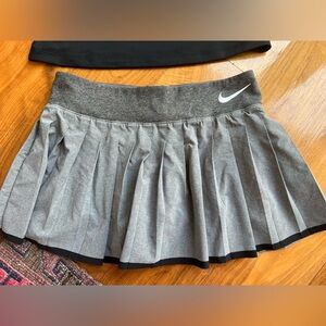 Nike tennis skirt grey size medium youth/XS adult